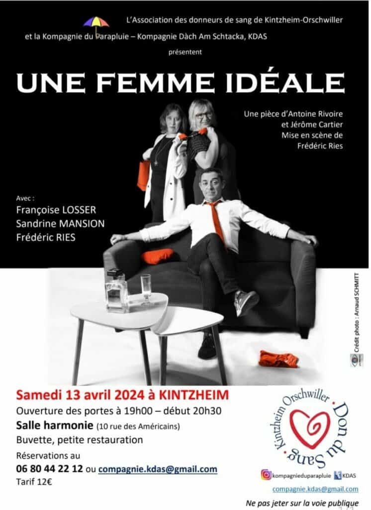 Affiche de théâtre.