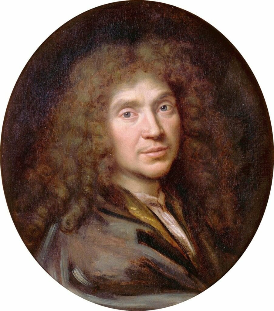 Pierre Mignard, Portrait de Molière, 1658.