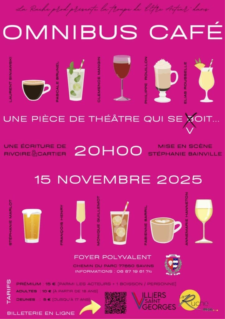 Omnibus Café de Rivoire & Cartier par la Ruche prod, novembre 2025.