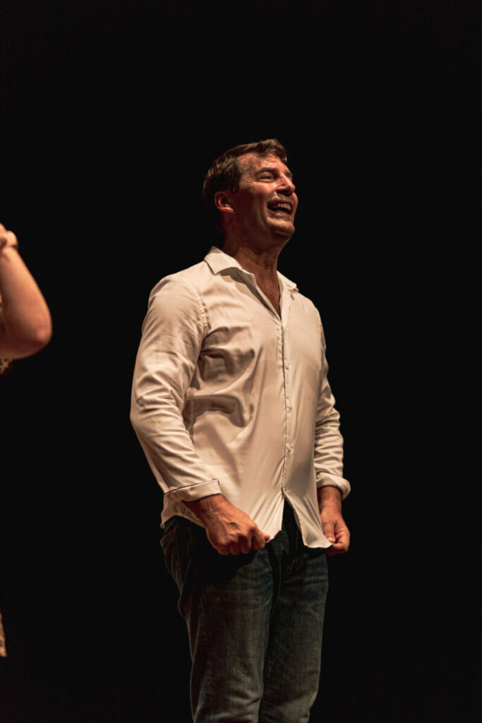 Laurent Talbot dans la comédie de Rivoire & Cartier, "Du Parmesan dans les tagliatelles".